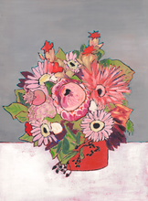 Load image into Gallery viewer, Floral Painting: Gift Card &amp; Envelope Set (Small)
