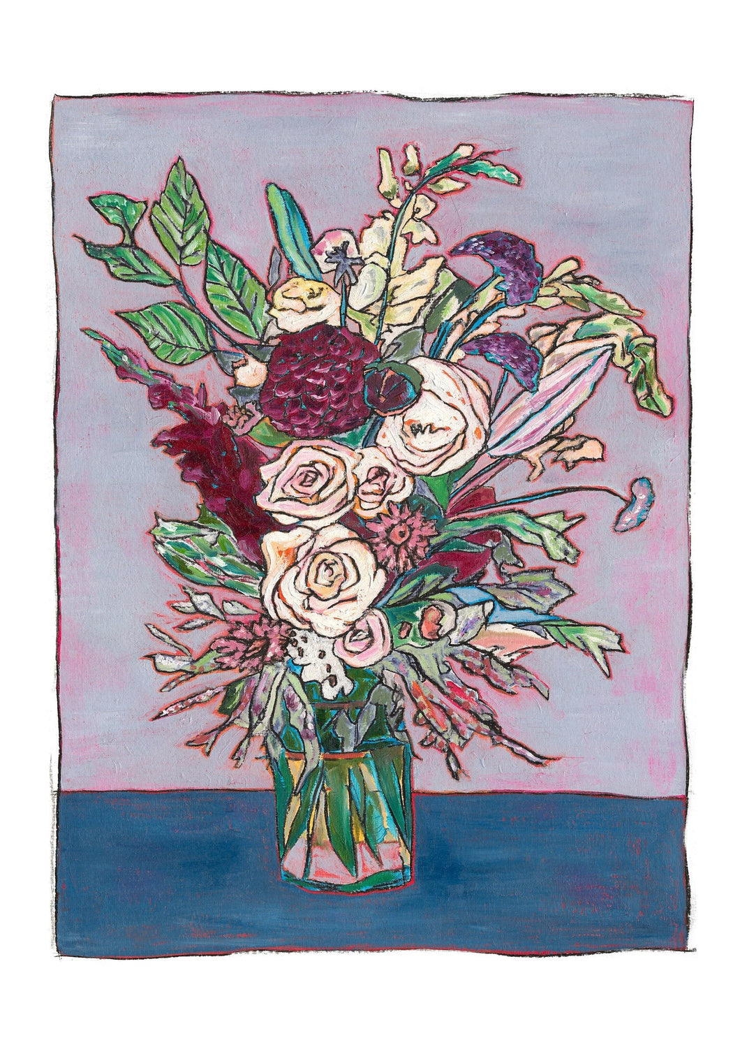 Floral Painting: Gift Card & Envelope Set (Small)
