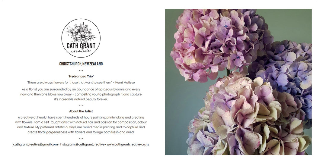 Floral Photographic: Gift Card & Envelope Set (Large) - NEW