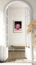 Load image into Gallery viewer, Kale in a Red Vase - Limited Edition Print
