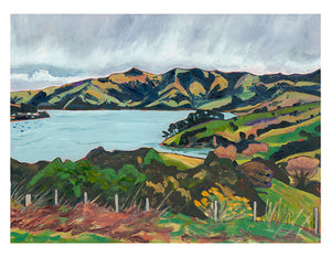 Limited Edition Prints - Overcast Day in the Bay, Banks Peninsula